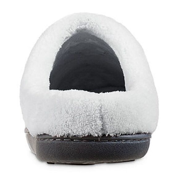 Isotoner Quilted Microterry Hoodback Womens Clog Slippers - Picture 3 of 8